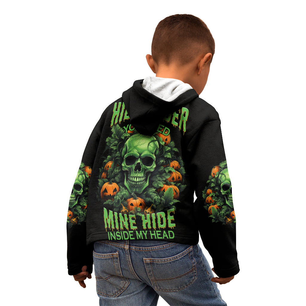 your-demons-hide-under-your-bed-skull-halloween-kid-hoodie