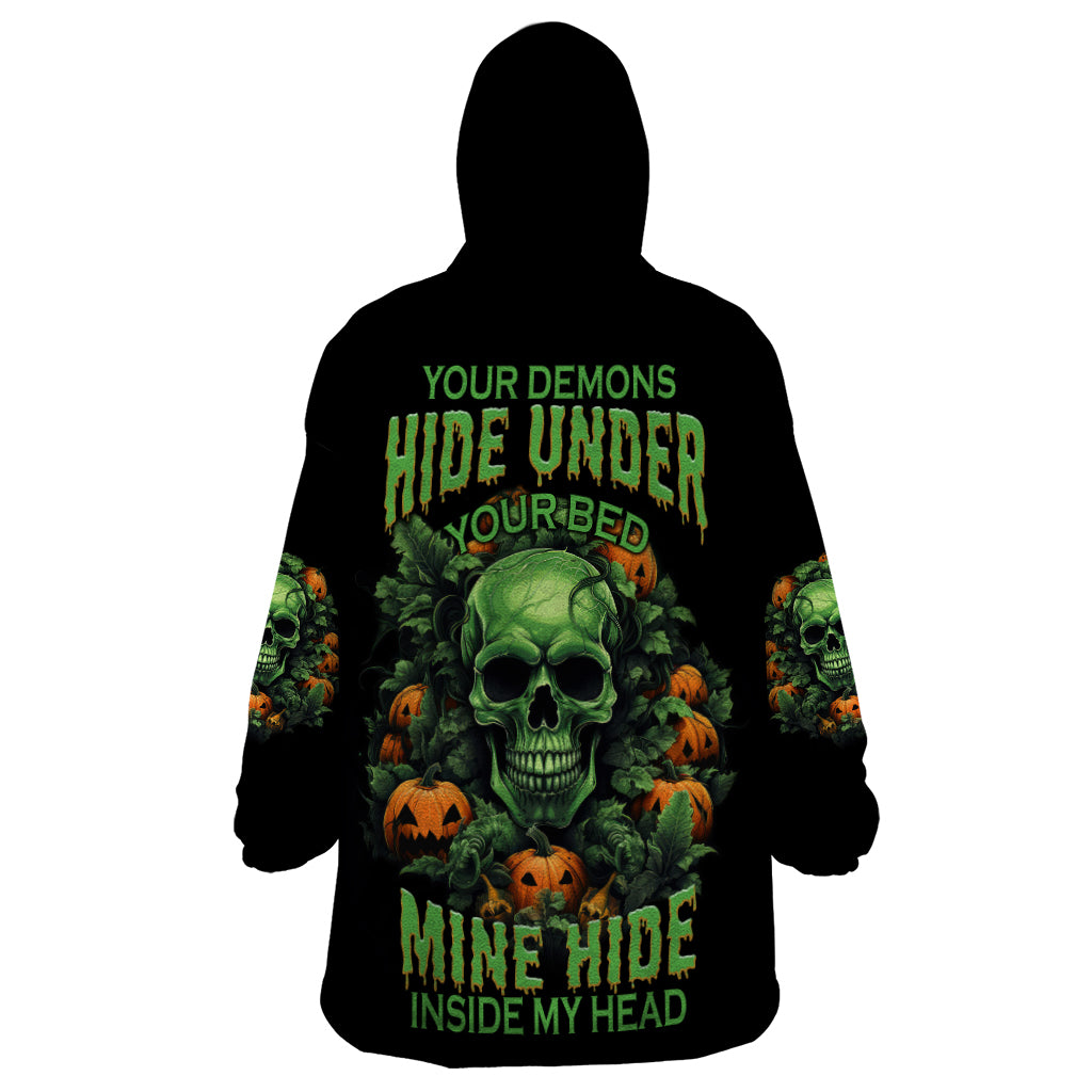 your-demons-hide-under-your-bed-skull-halloween-wearable-blanket-hoodie