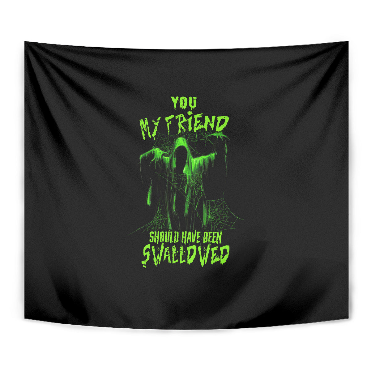 you-my-friend-should-have-been-swallowed-halloween-tapestry