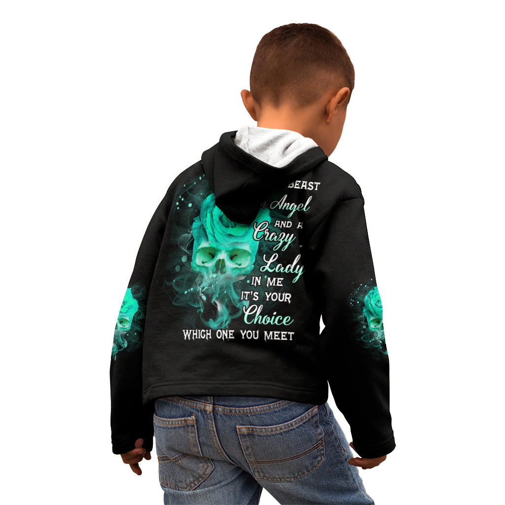 i-hold-a-beast-an-angel-crazy-lady-in-me-kid-hoodie