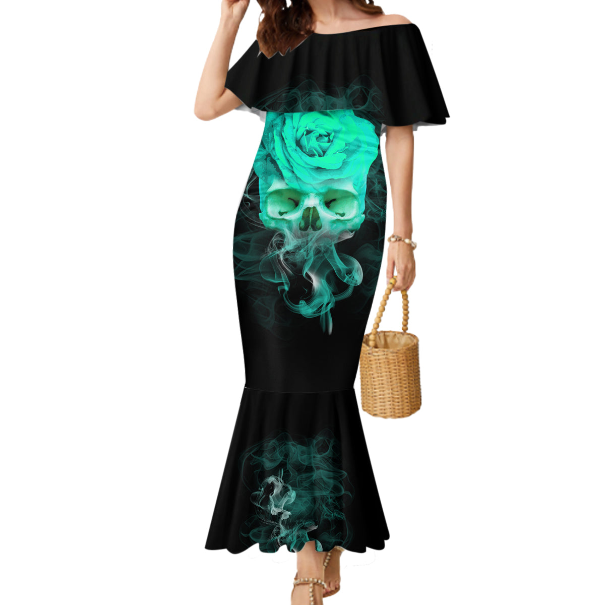 i-hold-a-beast-an-angel-crazy-lady-in-me-mermaid-dress