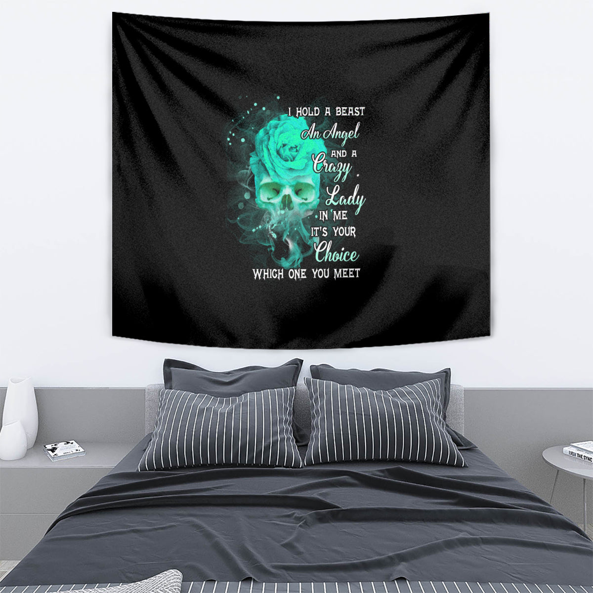 i-hold-a-beast-an-angel-crazy-lady-in-me-tapestry
