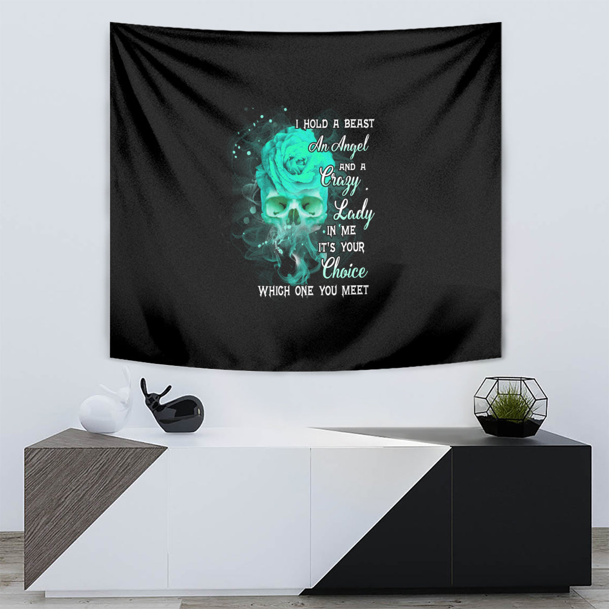i-hold-a-beast-an-angel-crazy-lady-in-me-tapestry