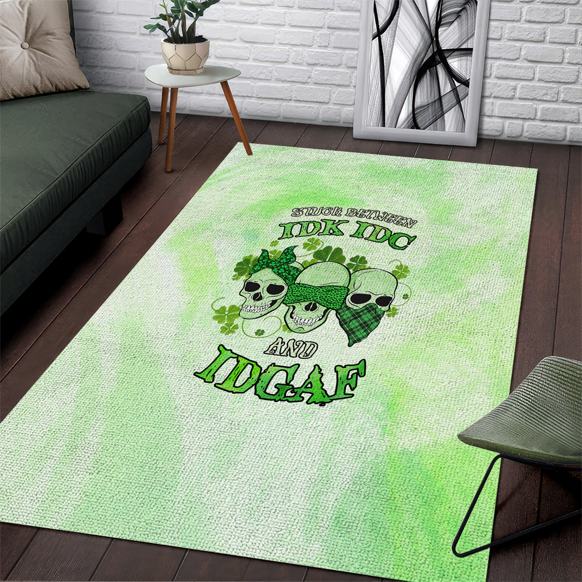 stuck-between-idk-idc-and-idgaf-rose-skull-patricks-day-area-rug