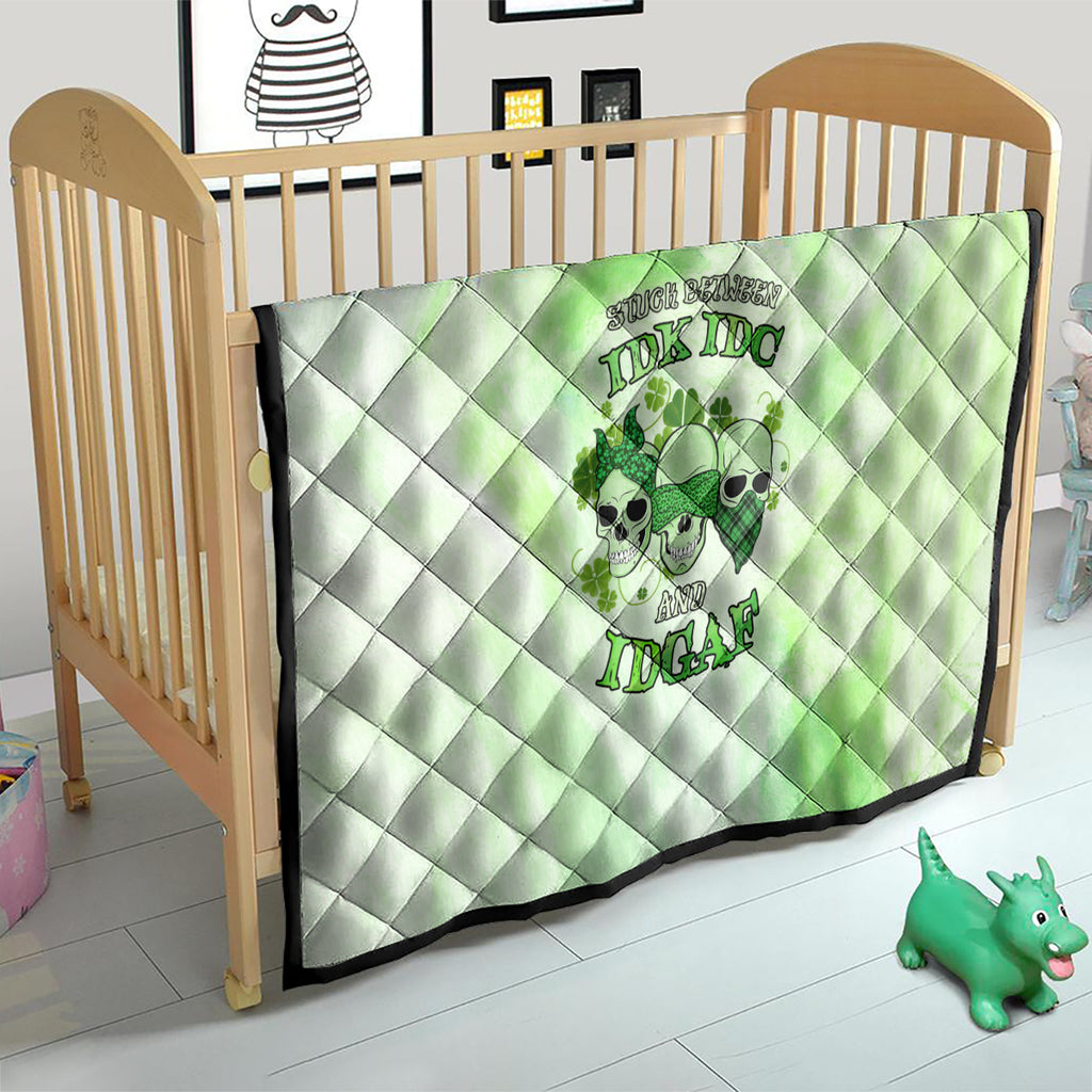 stuck-between-idk-idc-and-idgaf-rose-skull-patricks-day-quilt