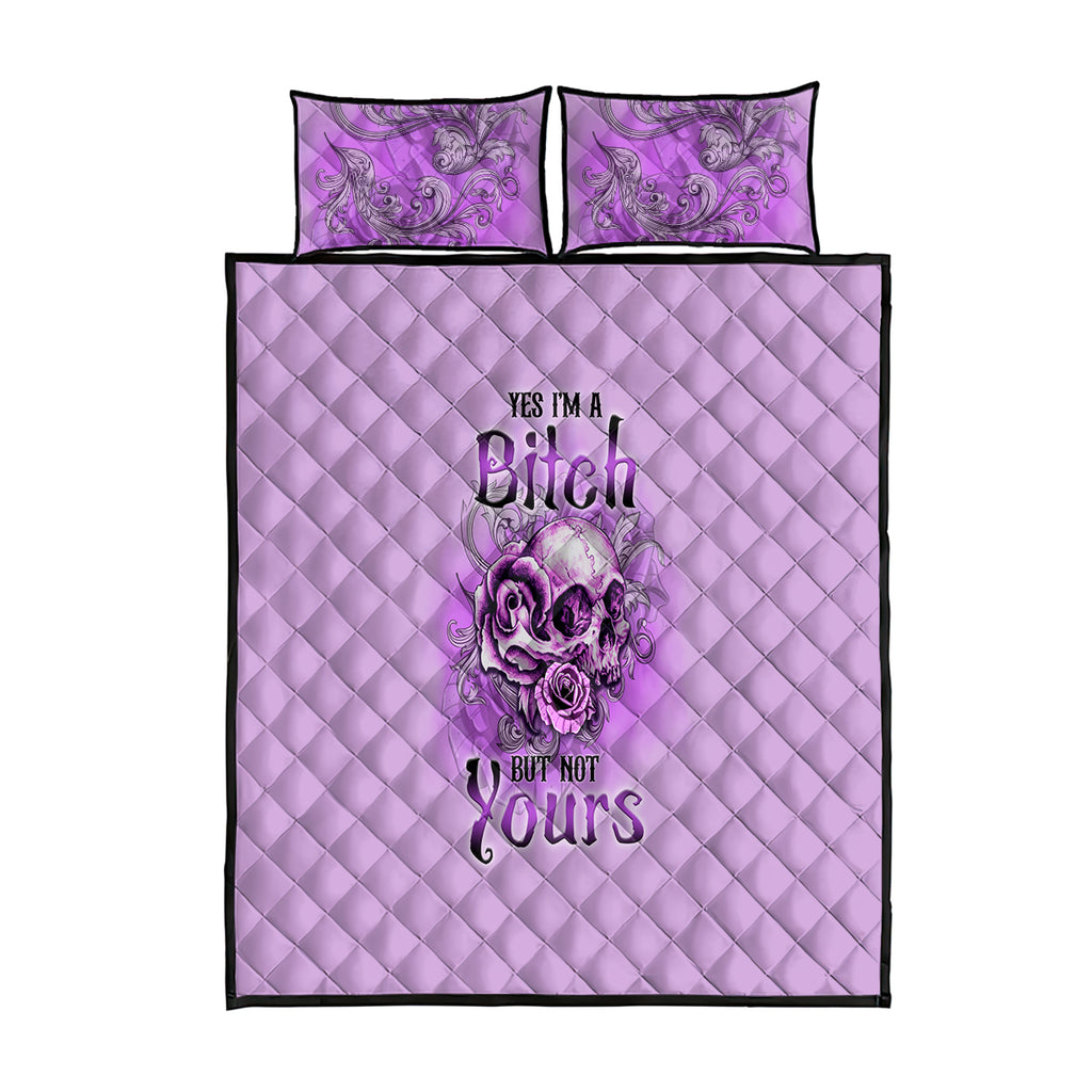 yes-im-a-b-but-not-yours-purple-quilt-bed-set