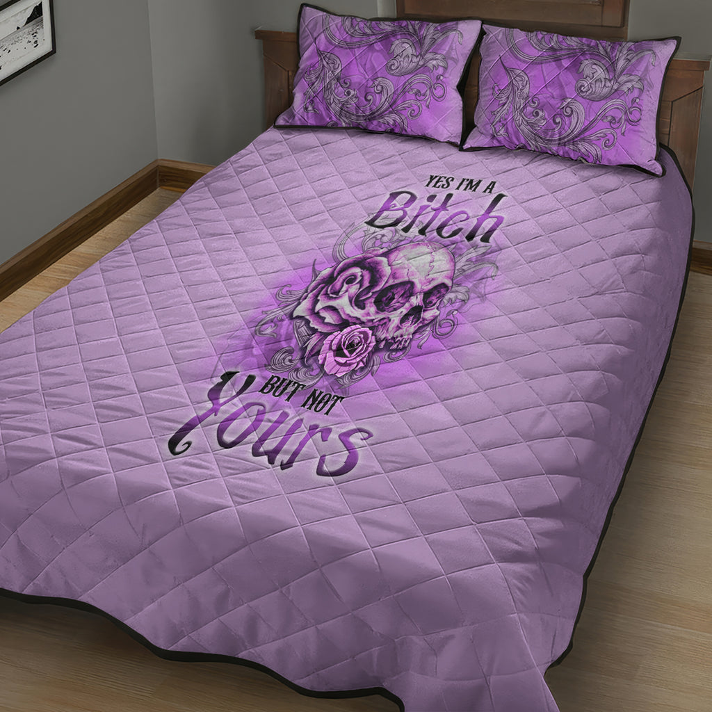 yes-im-a-b-but-not-yours-purple-quilt-bed-set