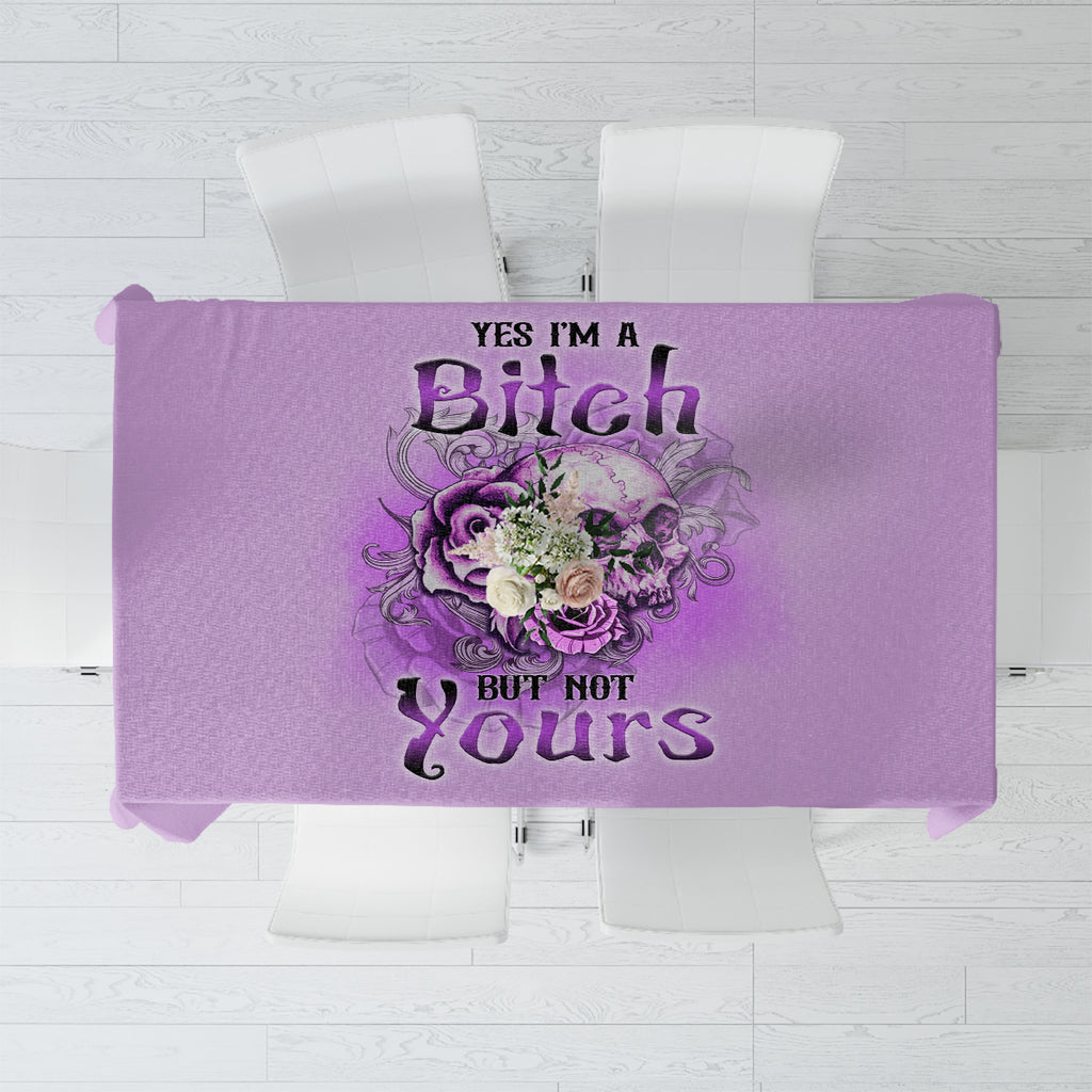 yes-im-a-b-but-not-yours-purple-tablecloth