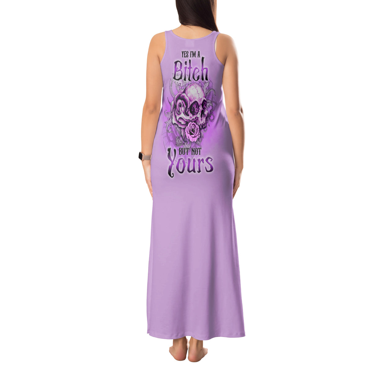 yes-im-a-b-but-not-yours-purple-tank-maxi-dress