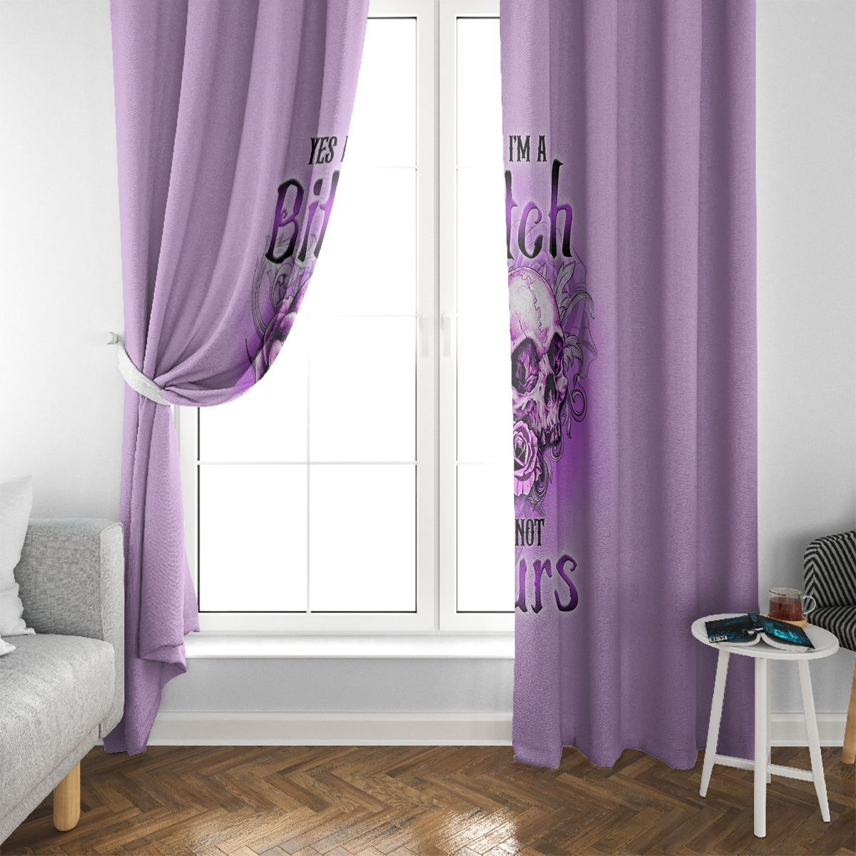 yes-im-a-b-but-not-yours-purple-window-curtain