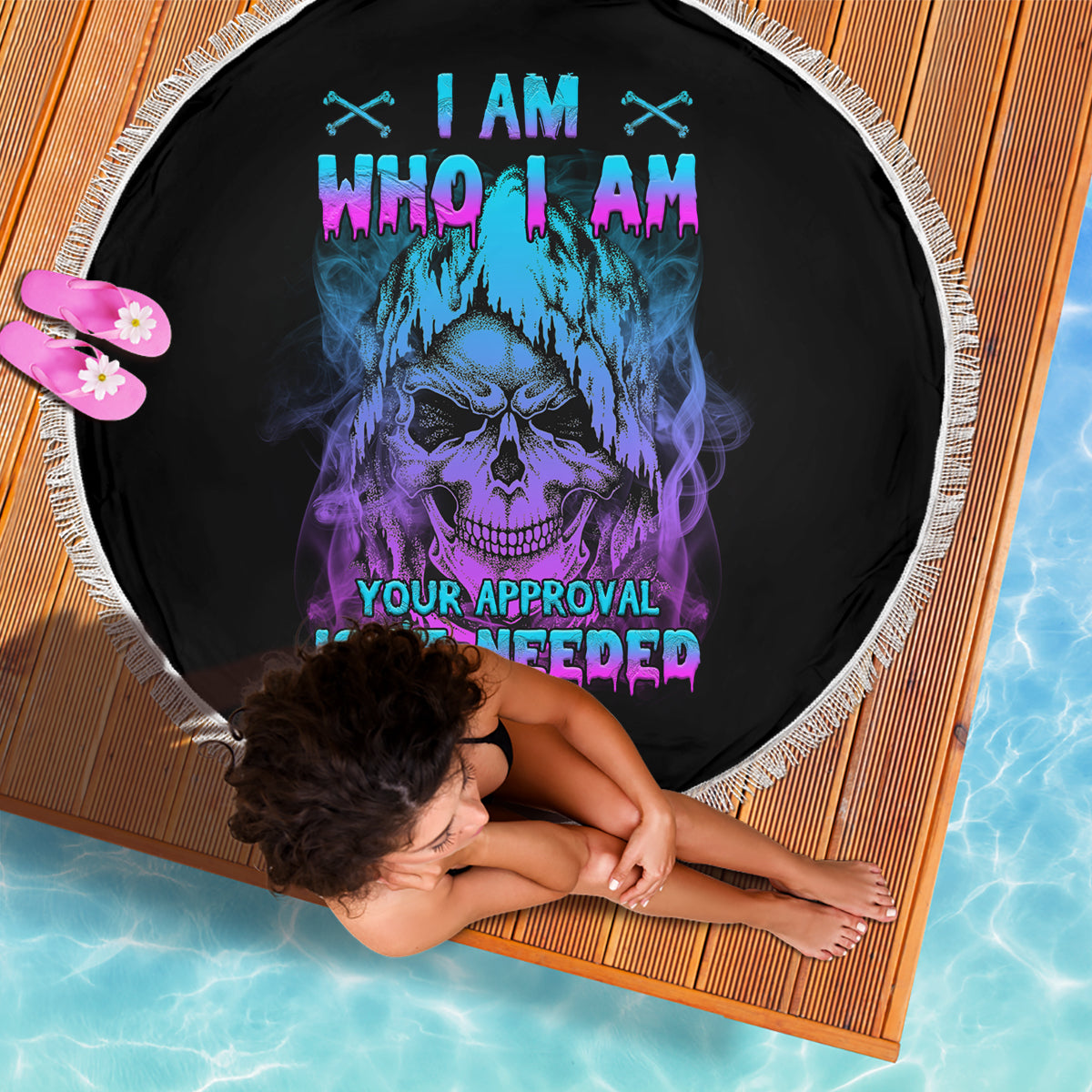 i-am-who-i-am-your-approval-isnt-needed-beach-blanket