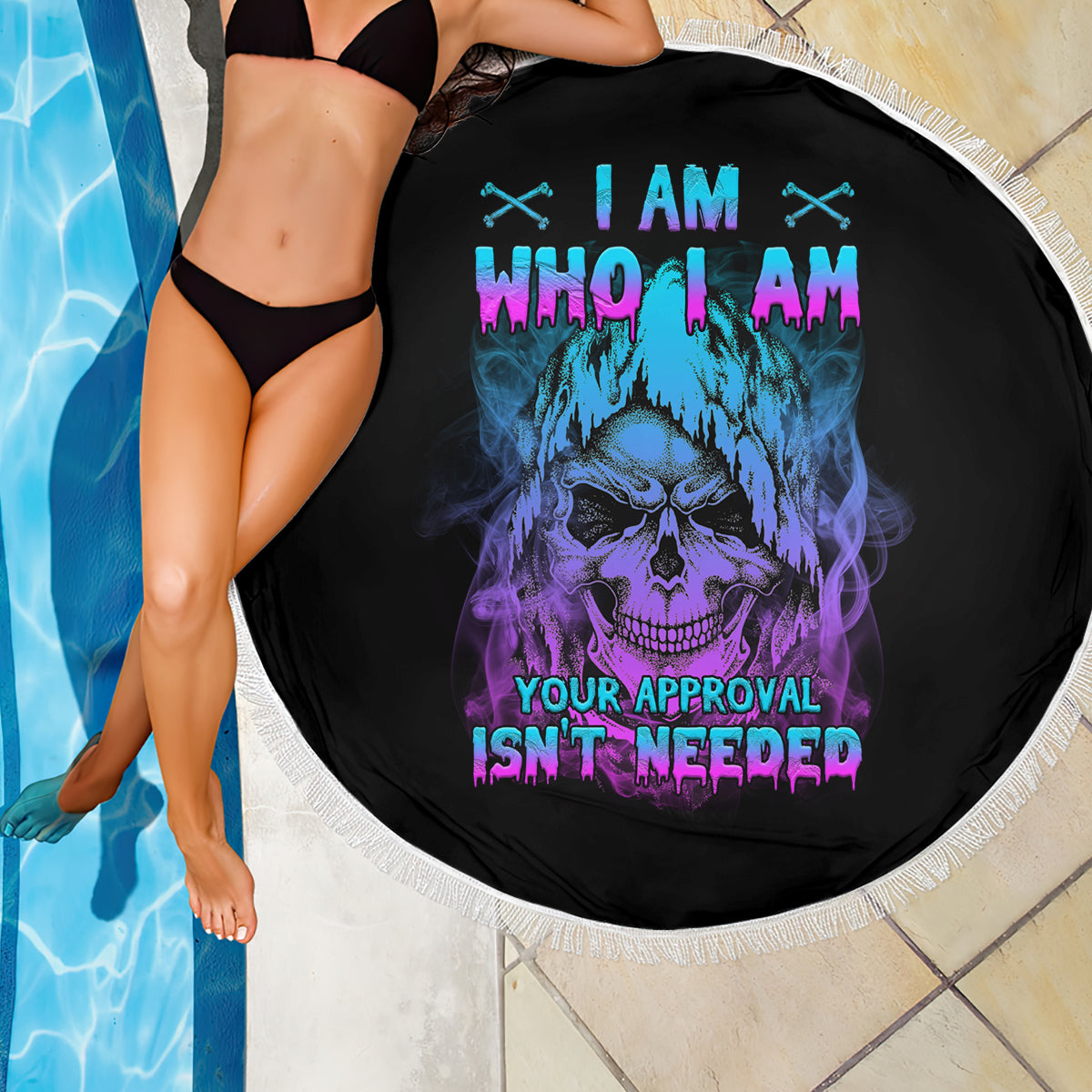i-am-who-i-am-your-approval-isnt-needed-beach-blanket