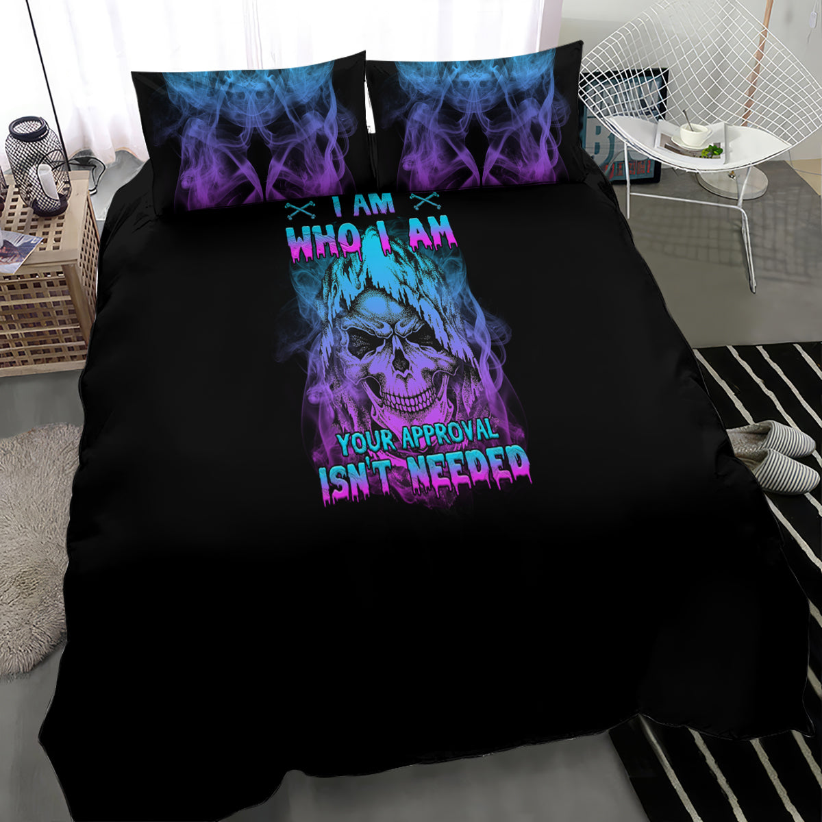 i-am-who-i-am-your-approval-isnt-needed-bedding-set