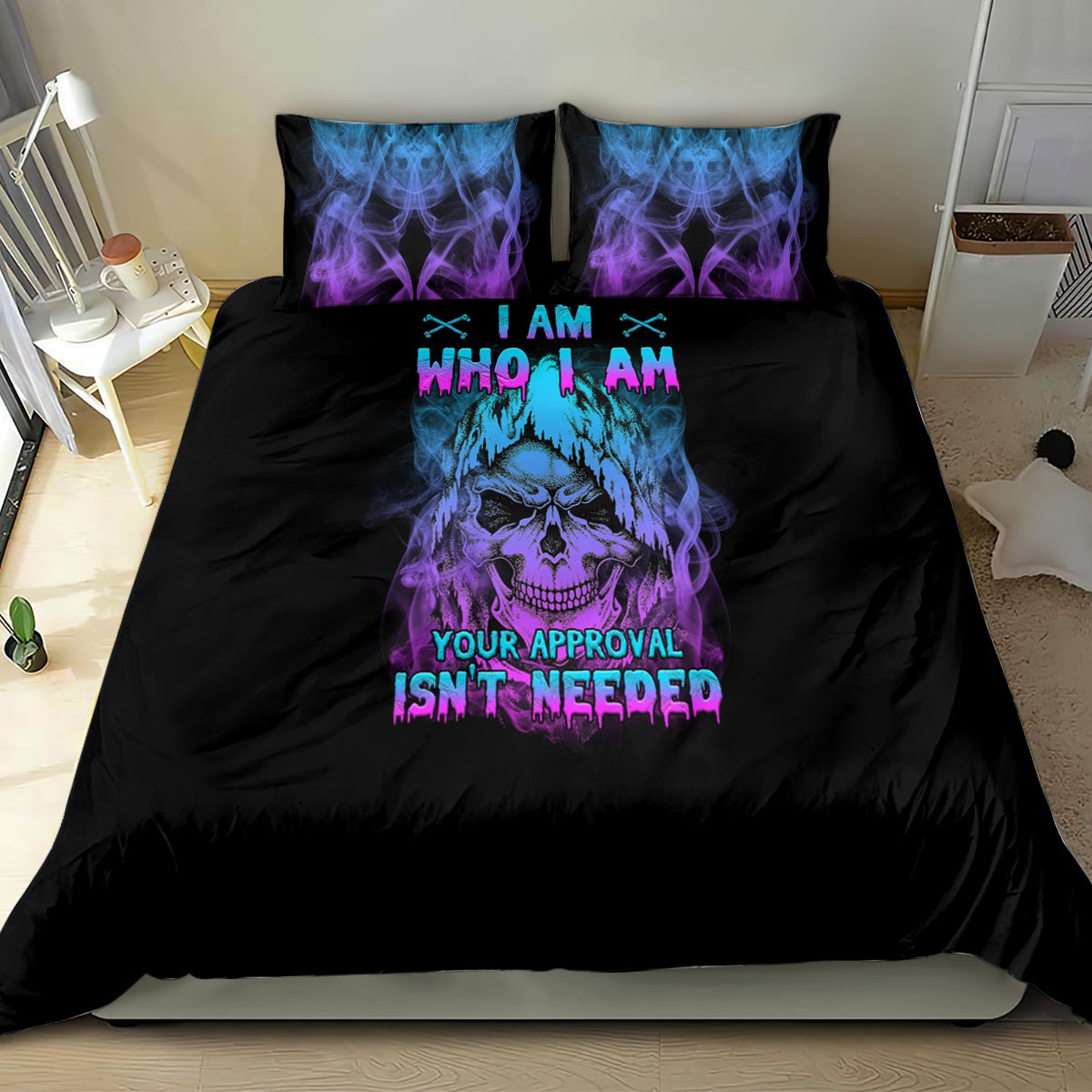 i-am-who-i-am-your-approval-isnt-needed-bedding-set