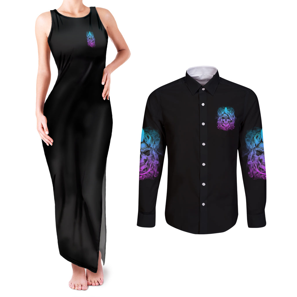 i-am-who-i-am-your-approval-isnt-needed-couples-matching-tank-maxi-dress-and-long-sleeve-button-shirt