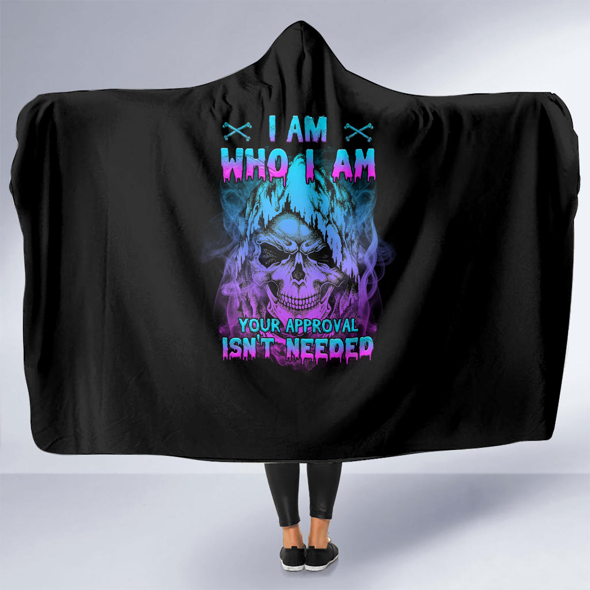 i-am-who-i-am-your-approval-isnt-needed-hooded-blanket