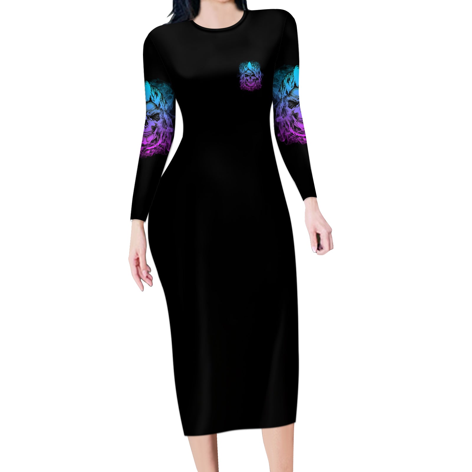 i-am-who-i-am-your-approval-isnt-needed-long-sleeve-bodycon-dress