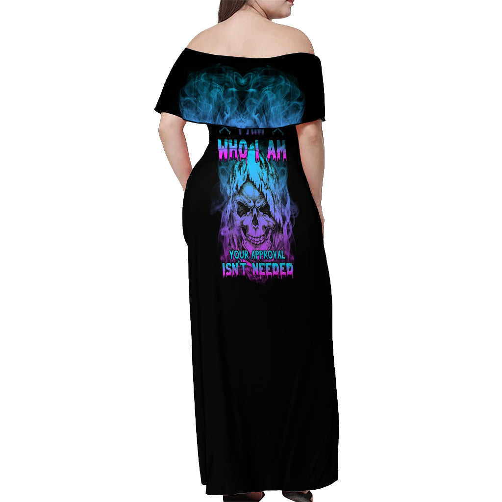 i-am-who-i-am-your-approval-isnt-needed-off-shoulder-maxi-dress