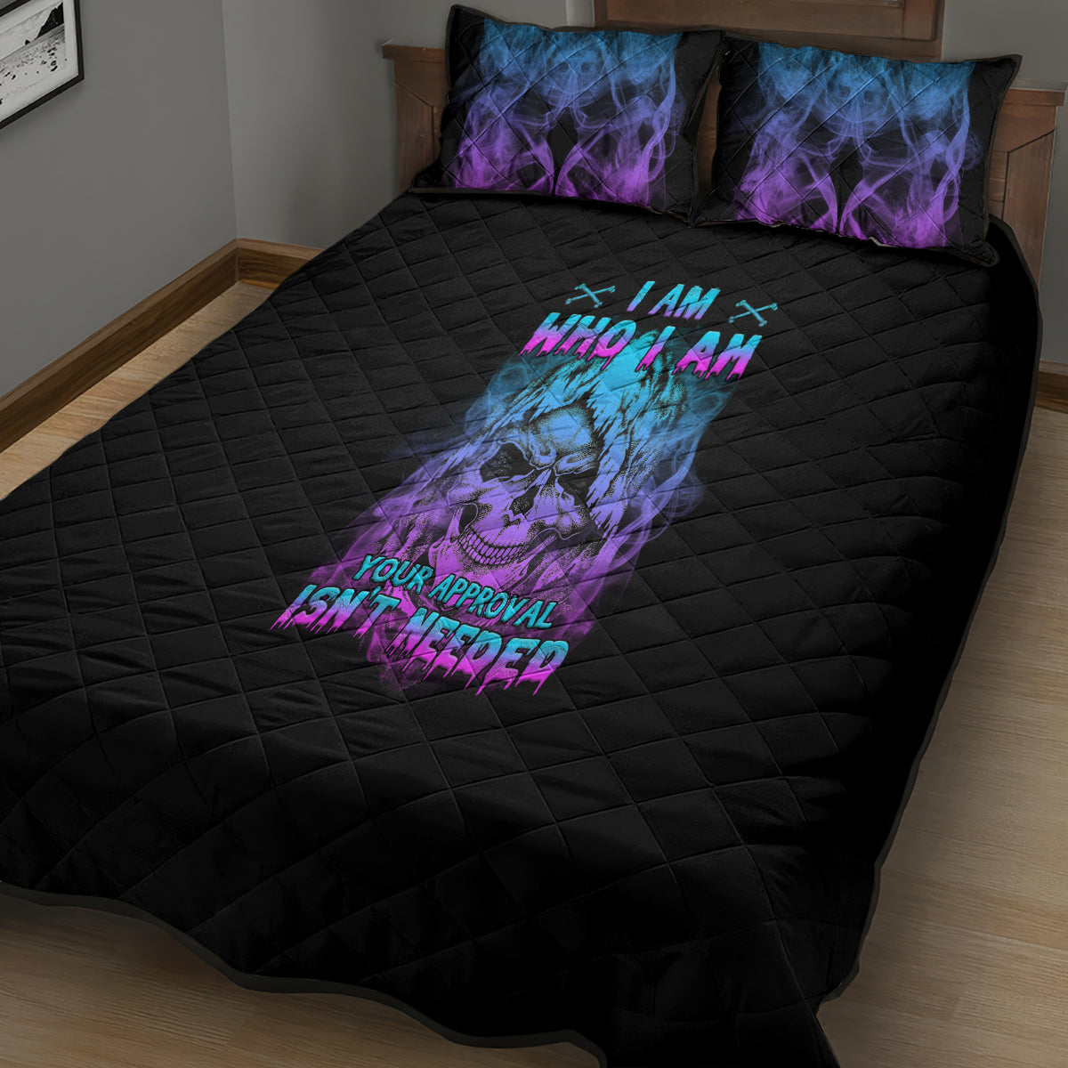 i-am-who-i-am-your-approval-isnt-needed-quilt-bed-set