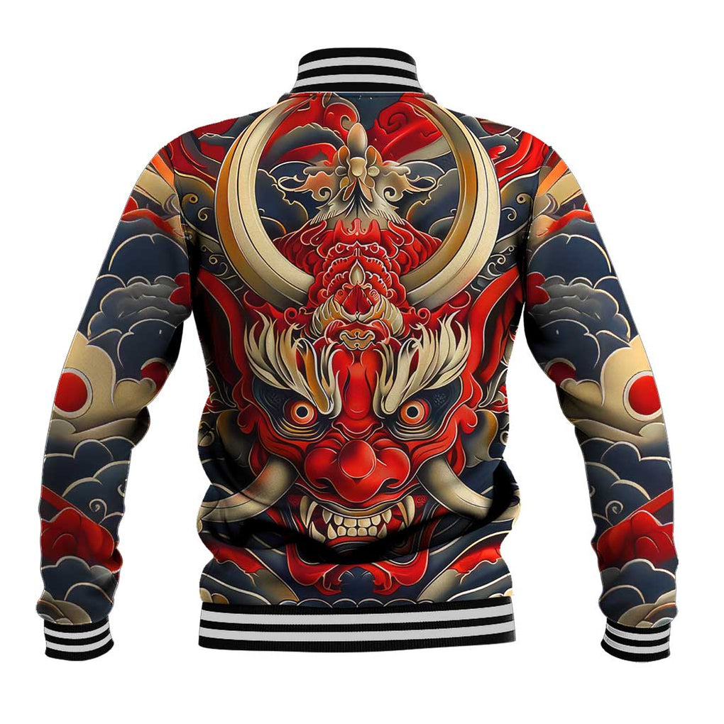 Oni Baseball Jacket Japan Art Style