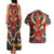 Oni Couples Matching Tank Maxi Dress and Hawaiian Shirt Japan Art Style