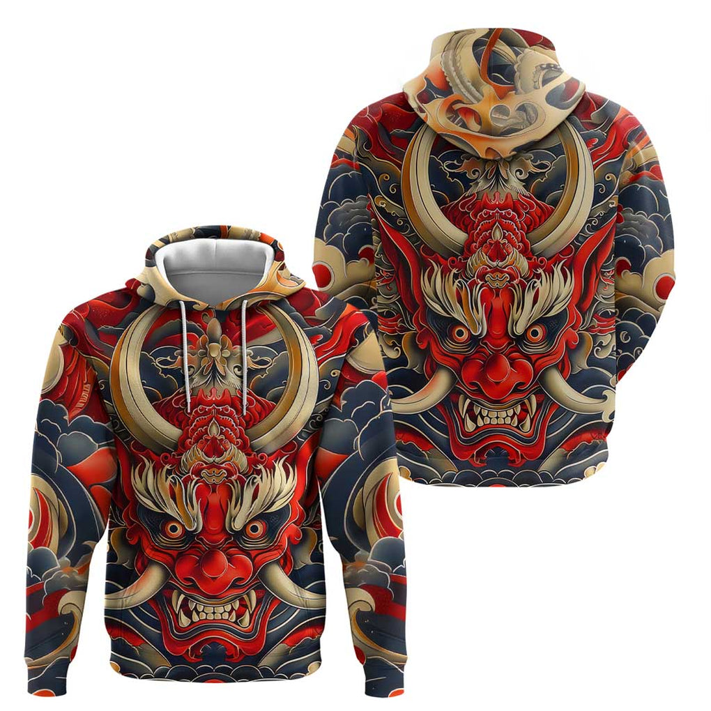Oni Hoodie Japan Art Style