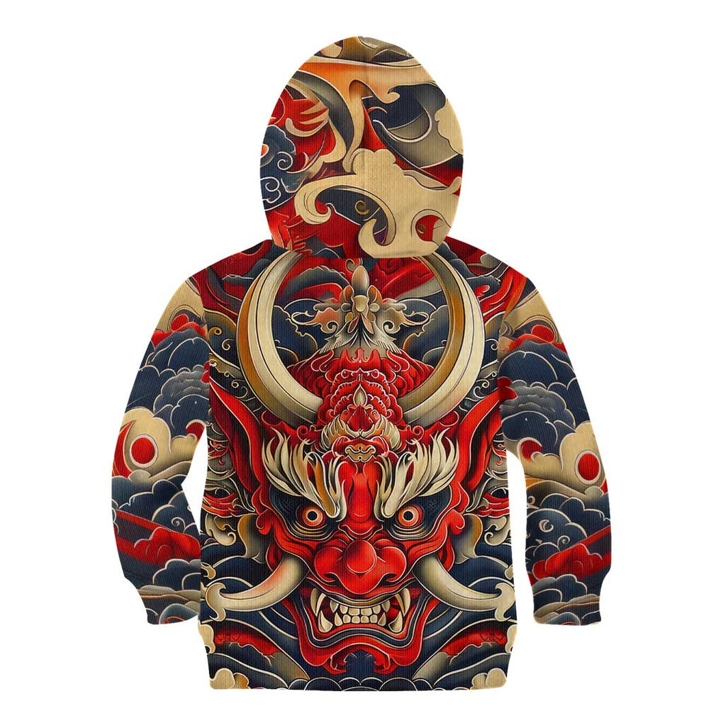 Oni Kid Hoodie Japan Art Style