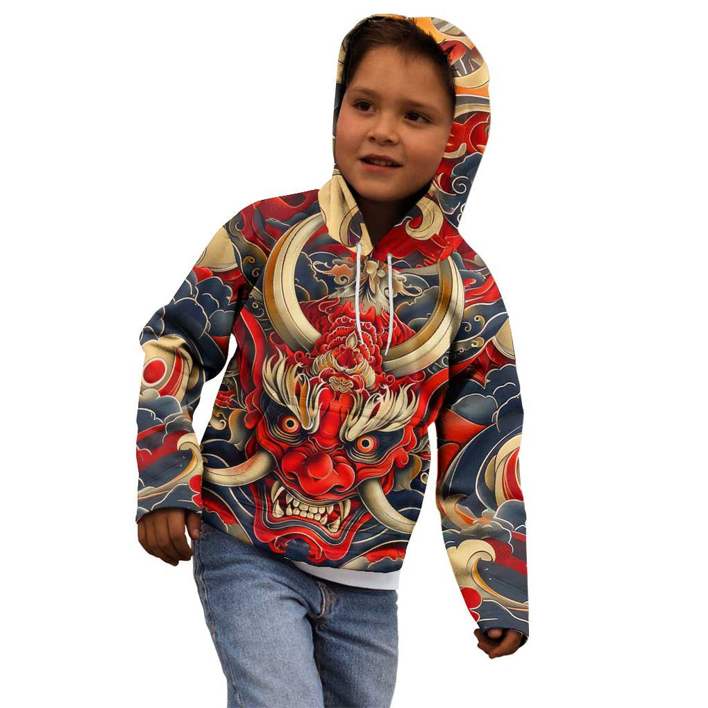 Oni Kid Hoodie Japan Art Style