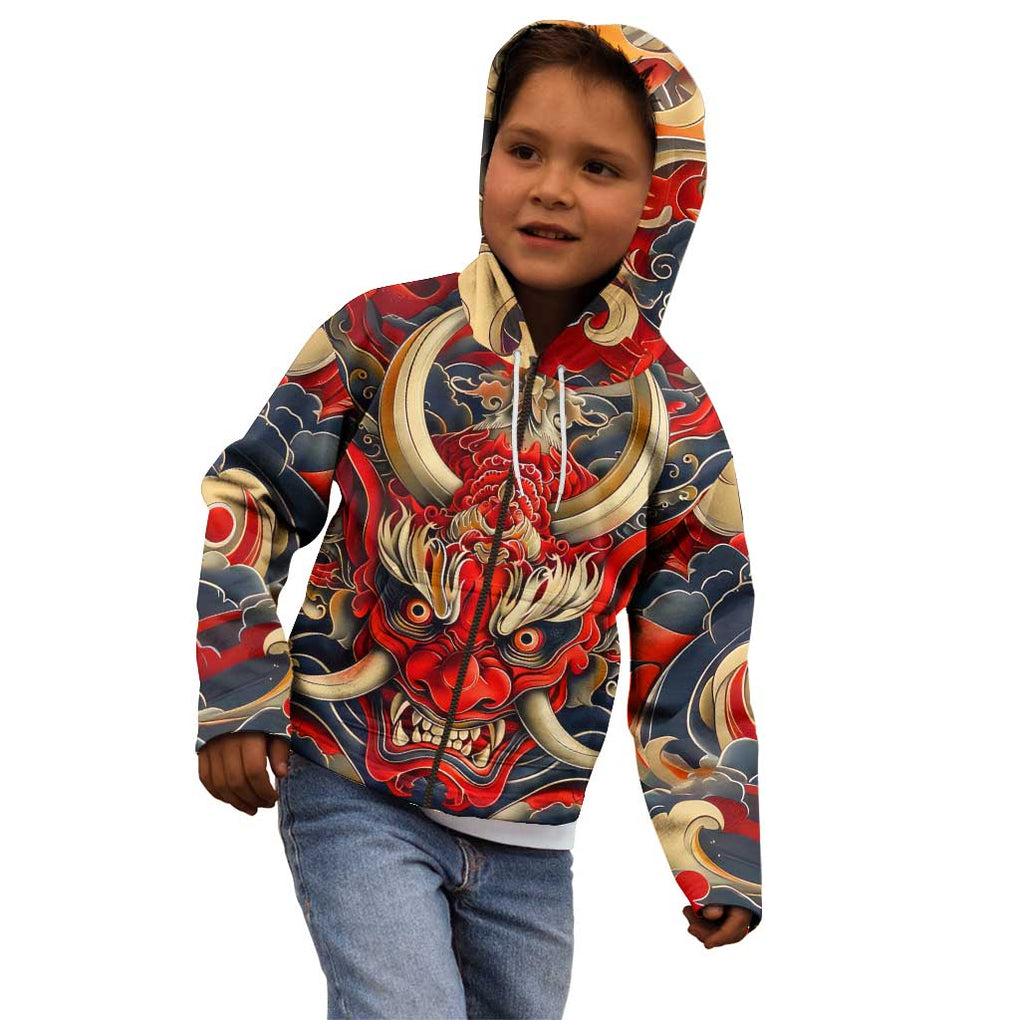 Oni Kid Hoodie Japan Art Style