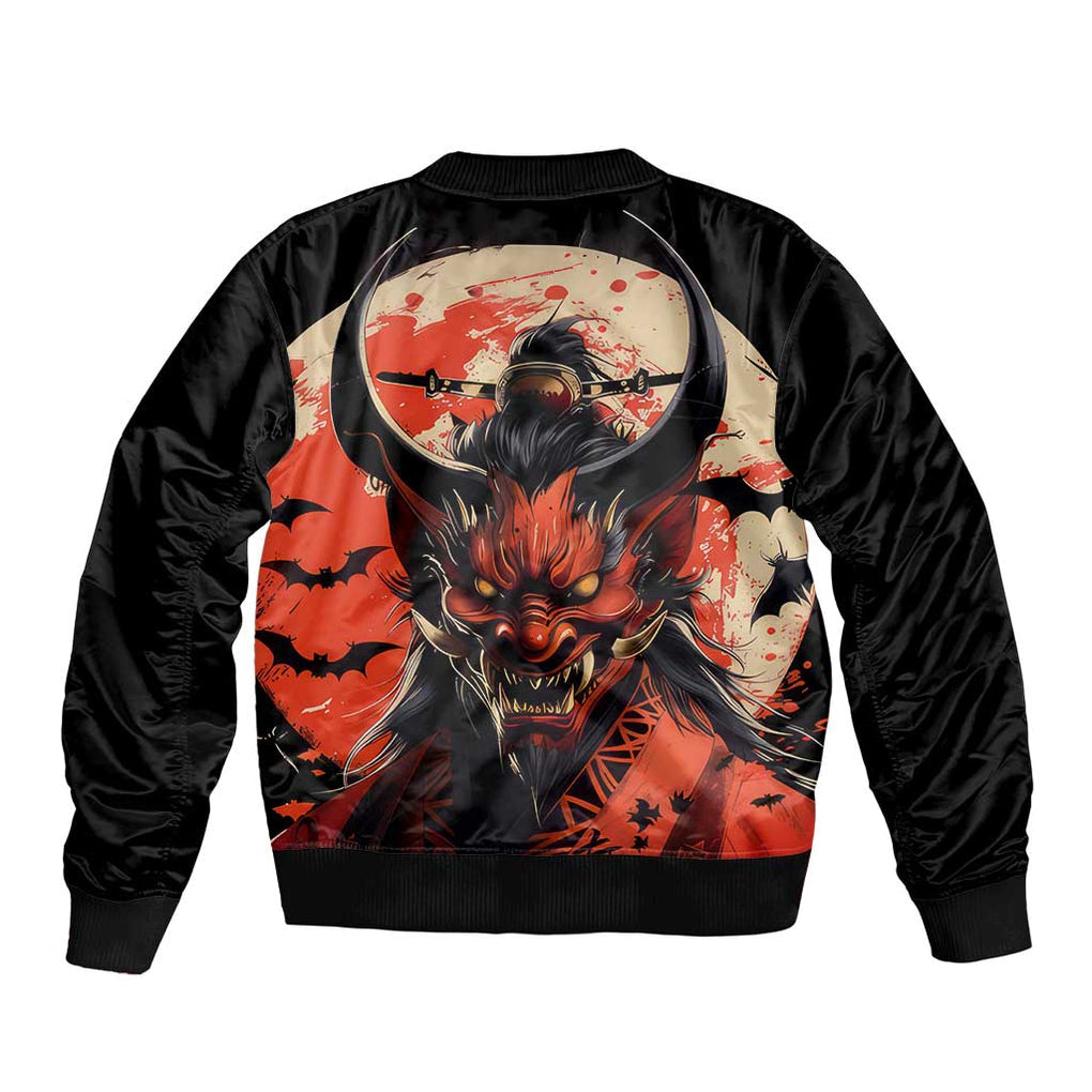 Oni Demon Bomber Jacket Japan Art Style