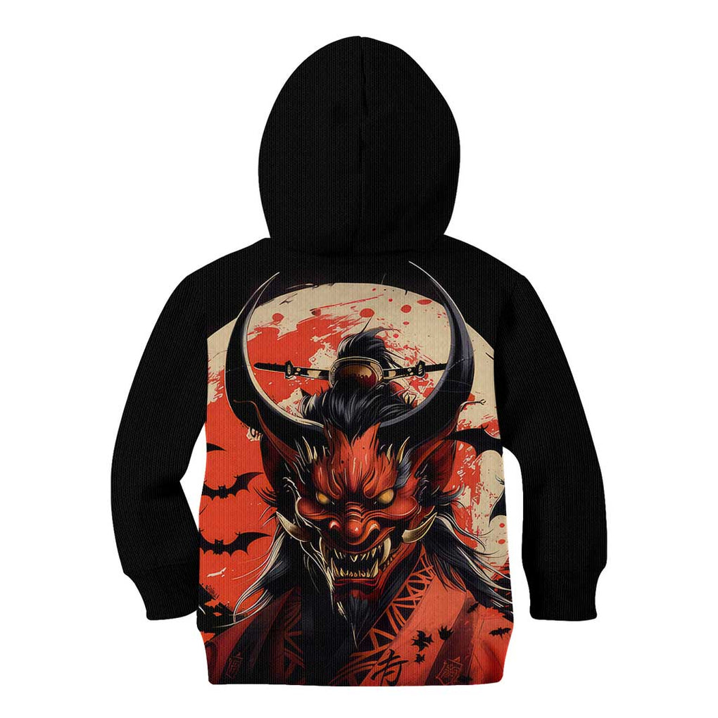 Oni Demon Kid Hoodie Japan Art Style