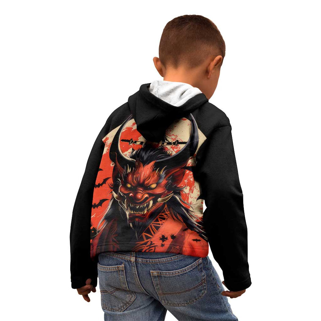 Oni Demon Kid Hoodie Japan Art Style