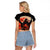 Oni Demon Raglan Cropped T Shirt Japan Art Style