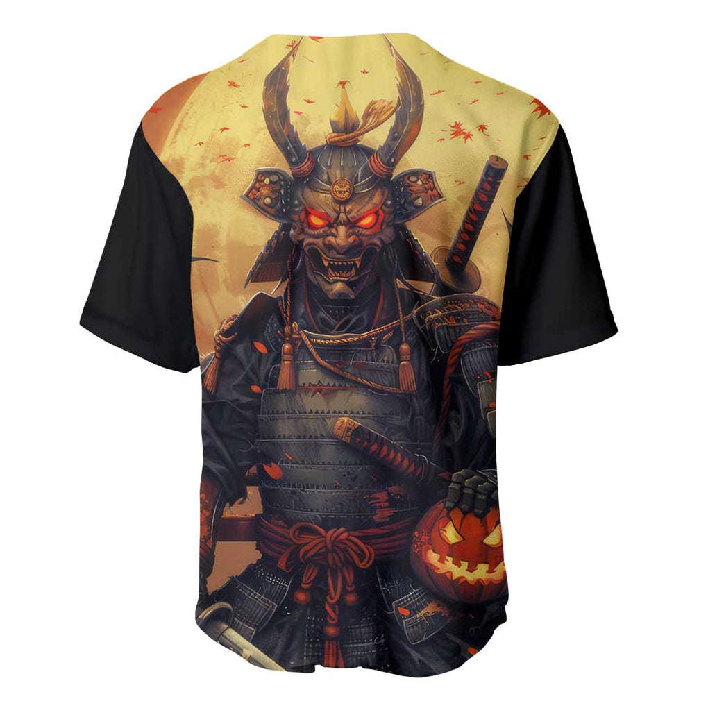 Samurai Halloween Baseball Jersey Japan Art Style