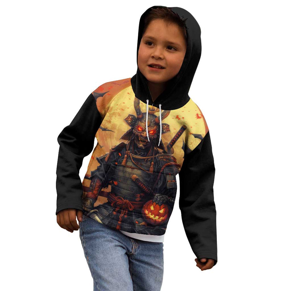 Samurai Halloween Kid Hoodie Japan Art Style