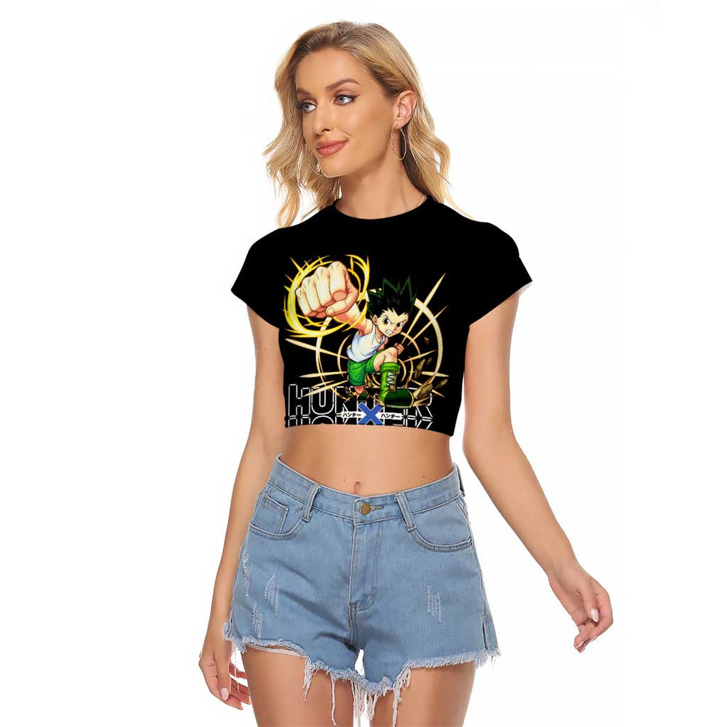 Gon - Hunter X Hunter Raglan Cropped T Shirt Anime Style