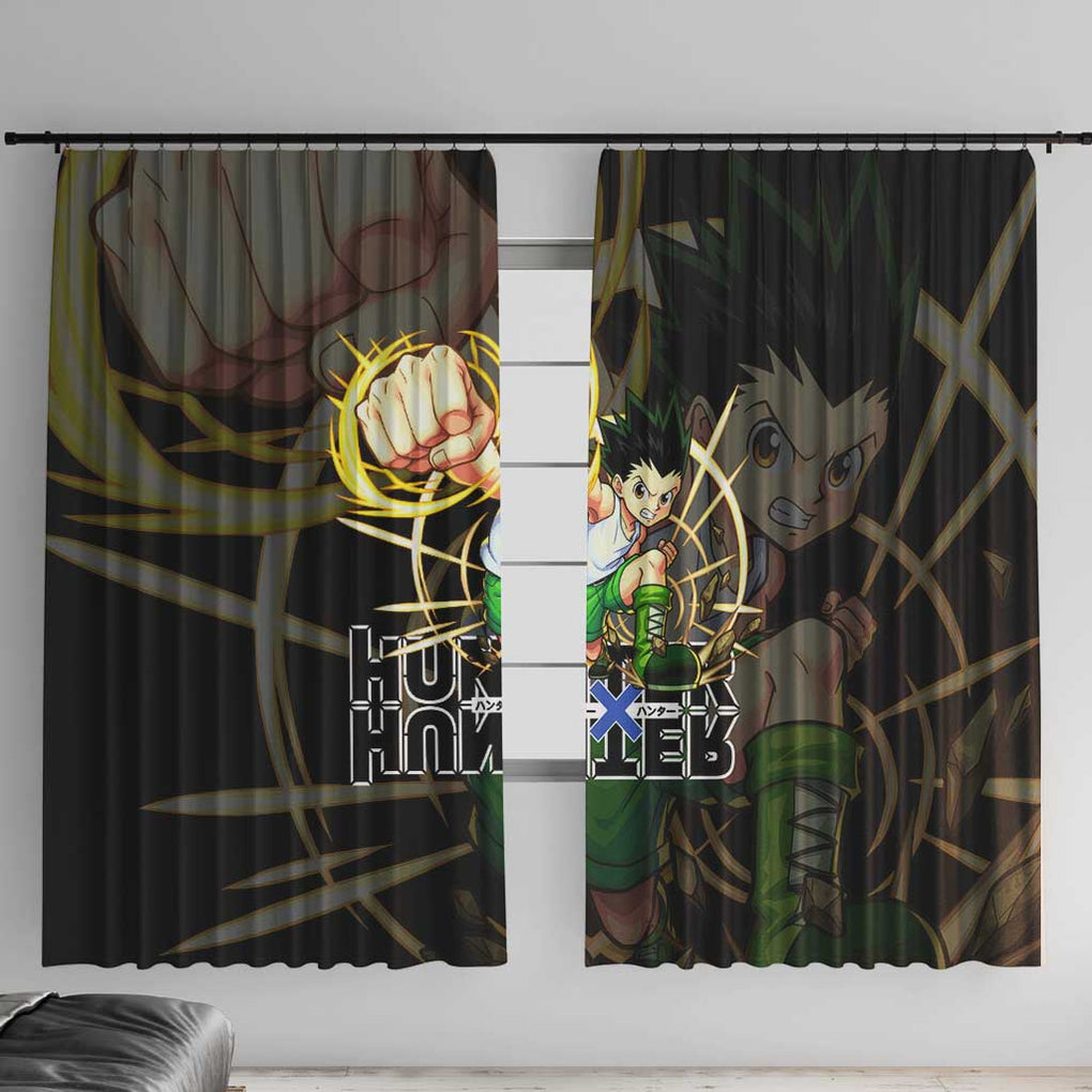 Gon - Hunter X Hunter Window Curtain Anime Style