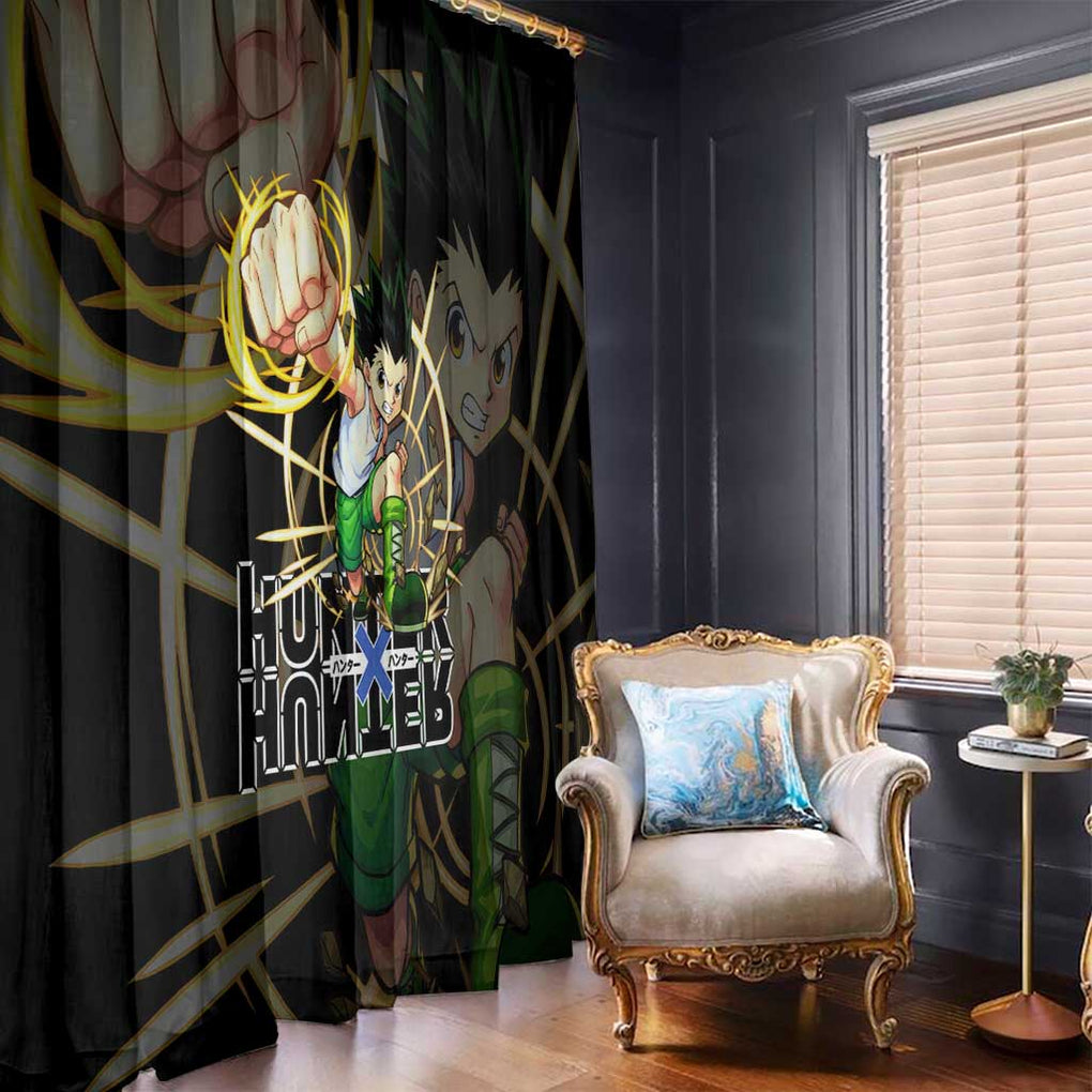 Gon - Hunter X Hunter Window Curtain Anime Style