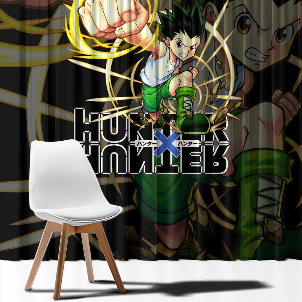 Gon - Hunter X Hunter Window Curtain Anime Style
