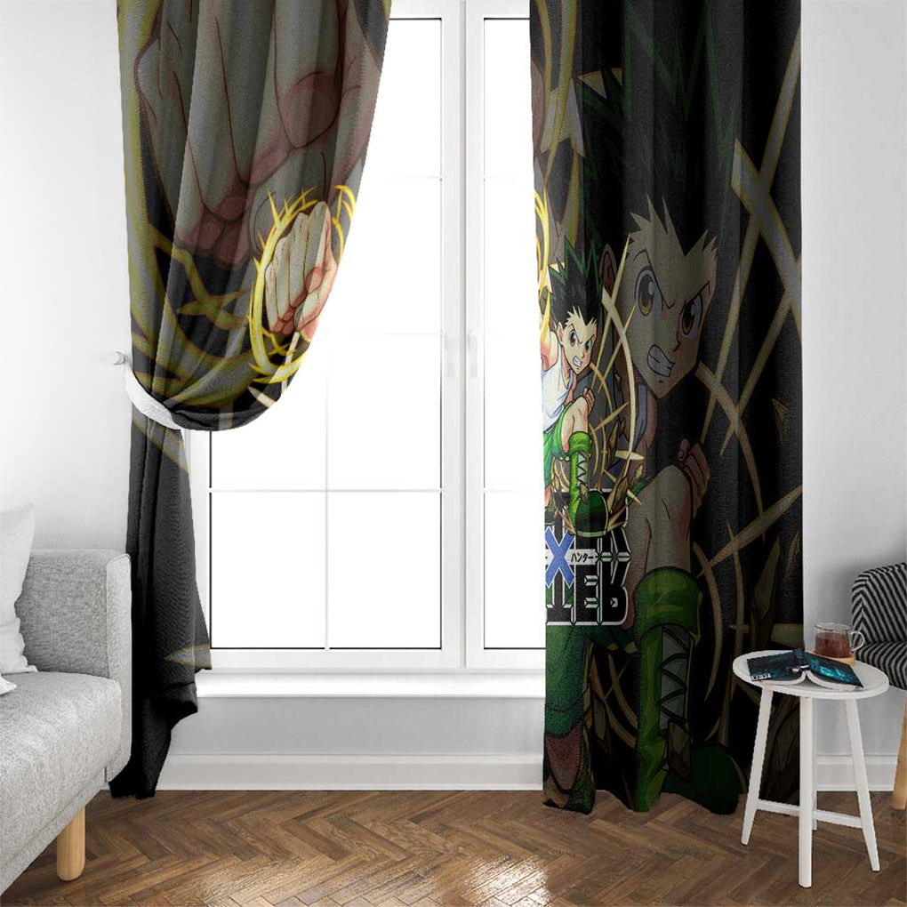 Gon - Hunter X Hunter Window Curtain Anime Style