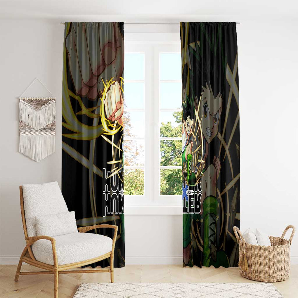 Gon - Hunter X Hunter Window Curtain Anime Style