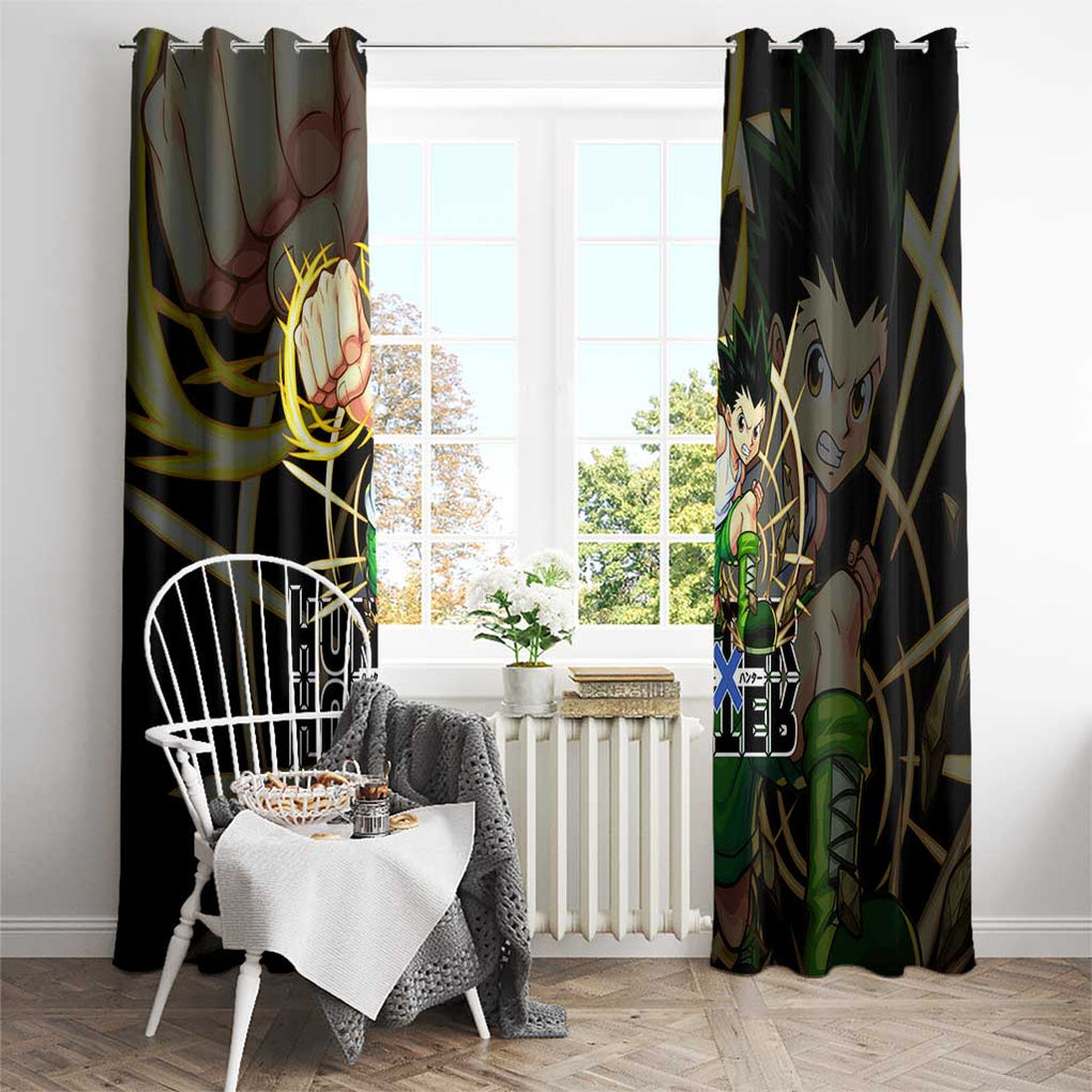 Gon - Hunter X Hunter Window Curtain Anime Style