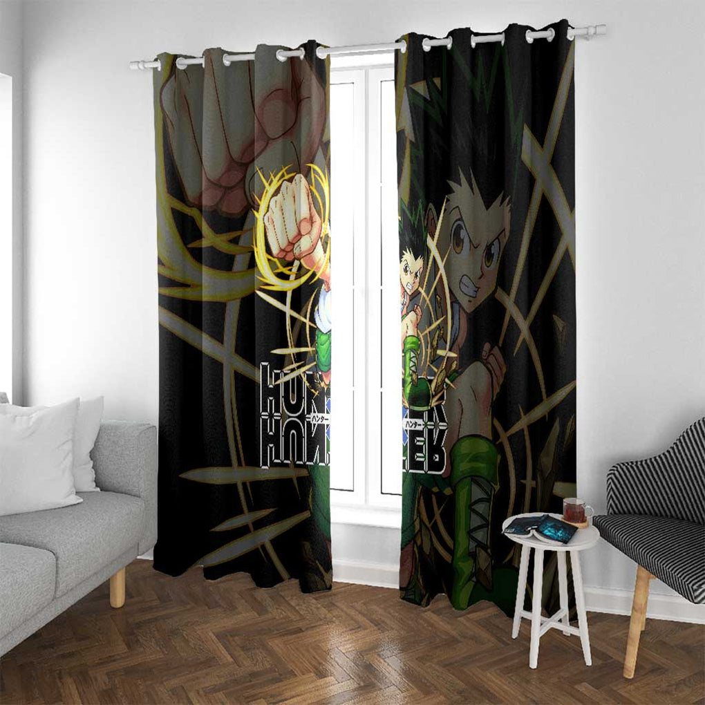 Gon - Hunter X Hunter Window Curtain Anime Style