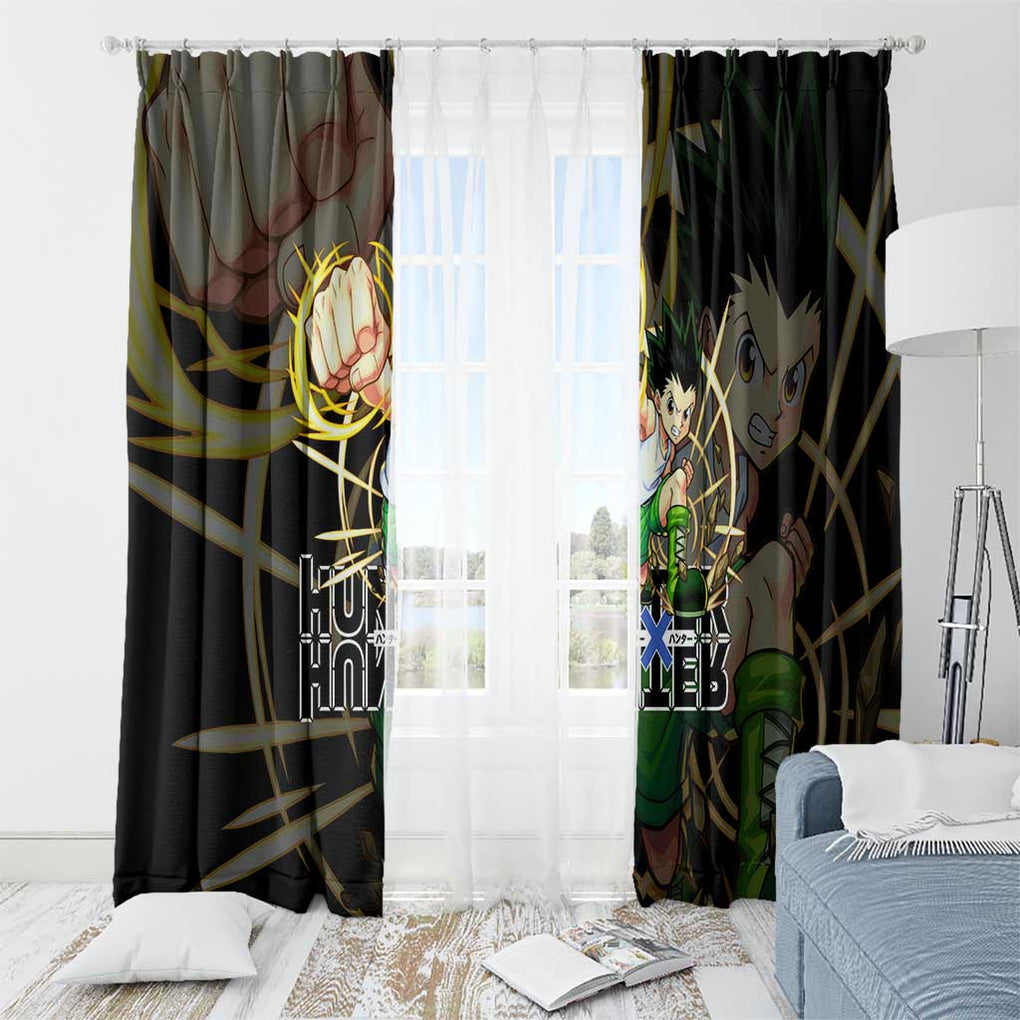 Gon - Hunter X Hunter Window Curtain Anime Style