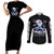 Killua Zoldyck  Hunter X Hunter Couples Matching Short Sleeve Bodycon Dress and Long Sleeve Button Shirt Japan Art Style