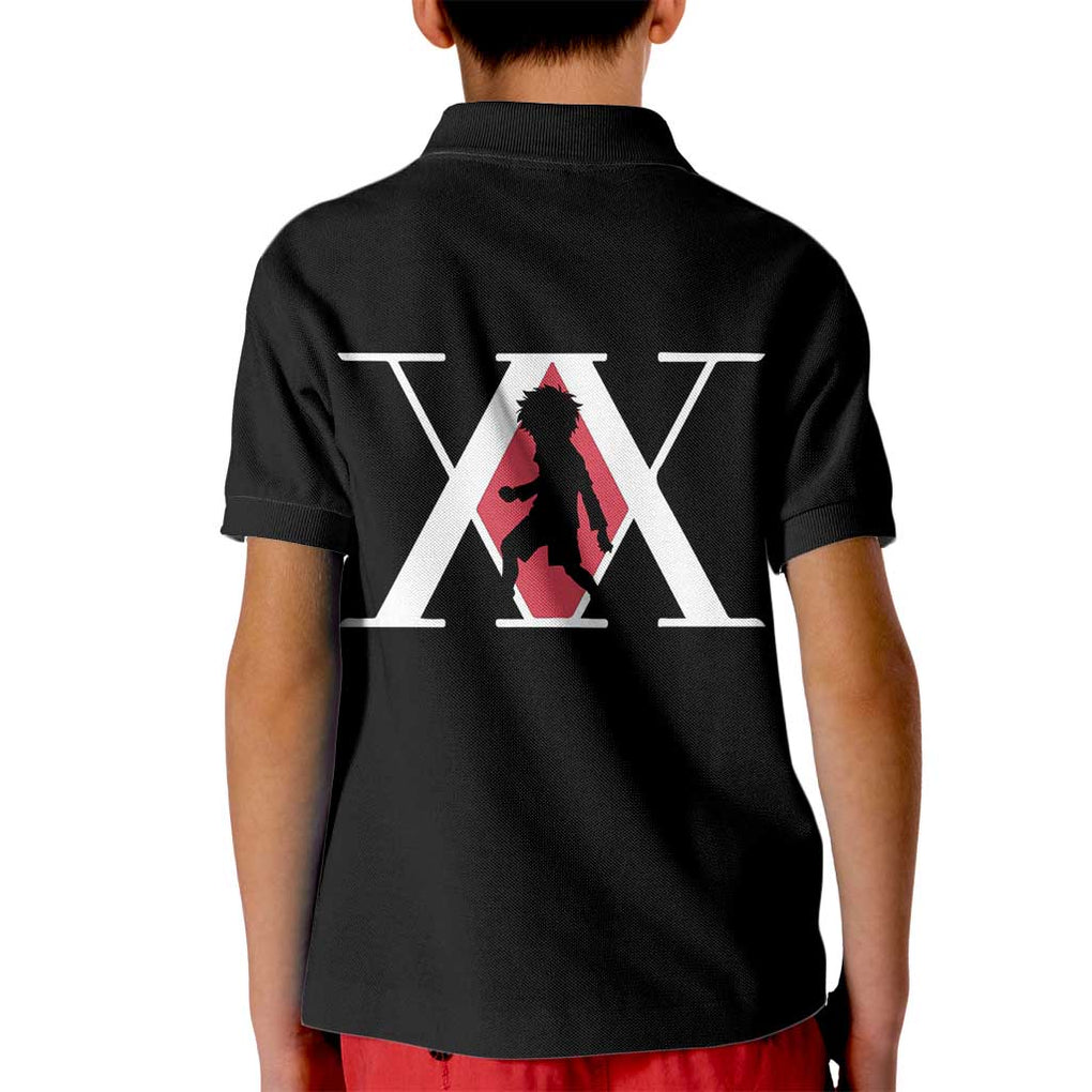 Killua Zoldyck  Hunter X Hunter Kid Polo Shirt Japan Art Style