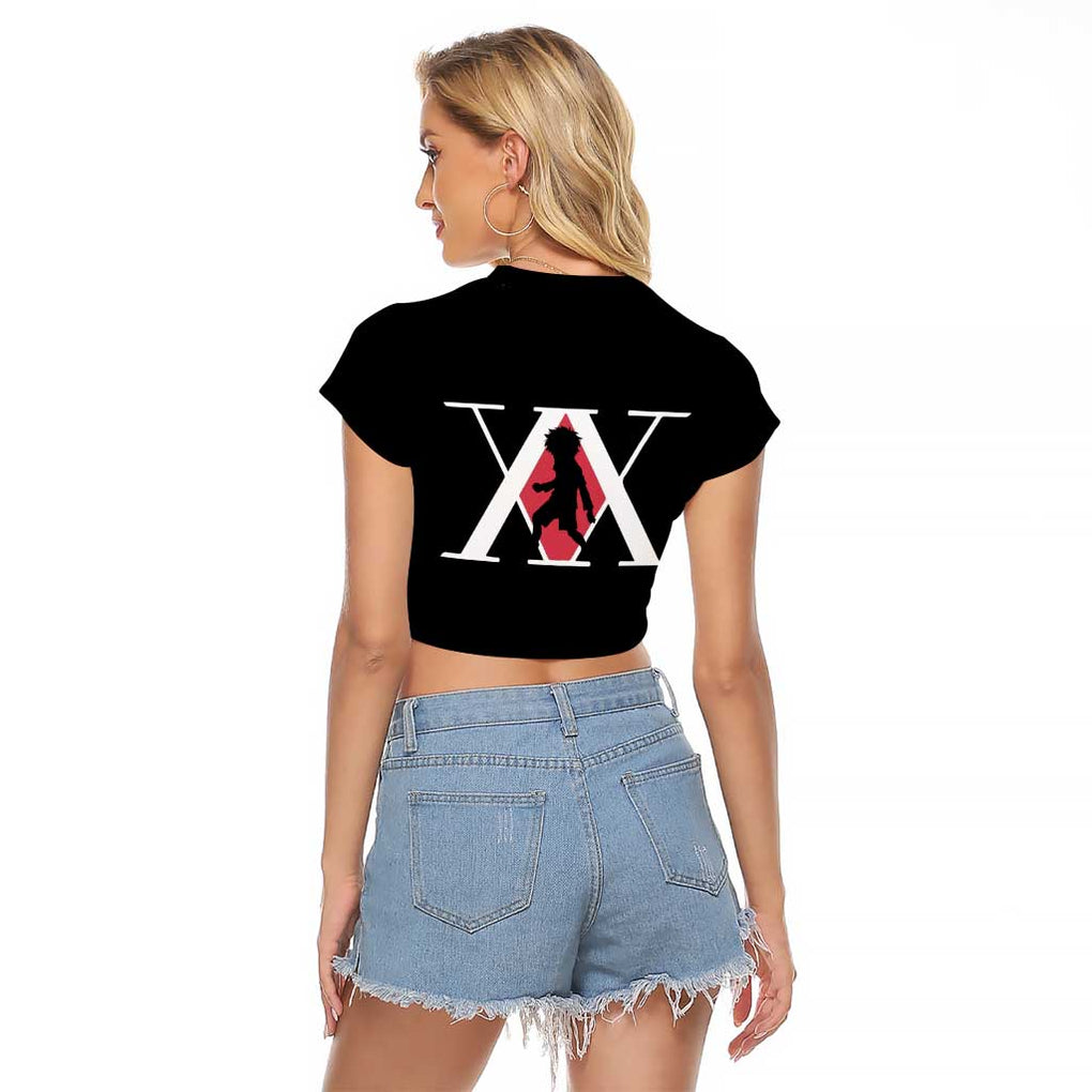 Killua Zoldyck  Hunter X Hunter Raglan Cropped T Shirt Japan Art Style