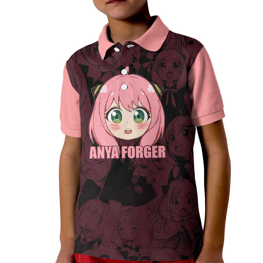 Anya - Spy x Family Kid Polo Shirt Anime Style