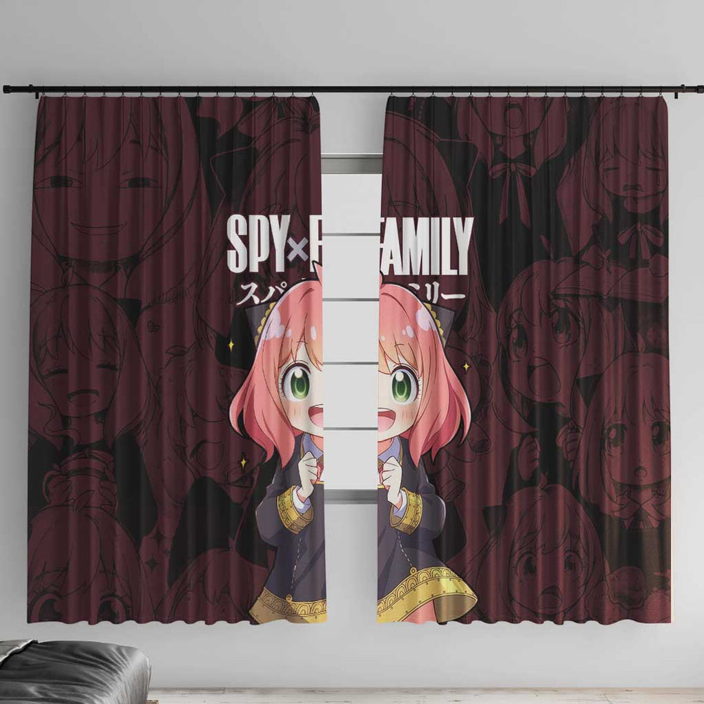 Anya - Spy x Family Window Curtain Anime Style