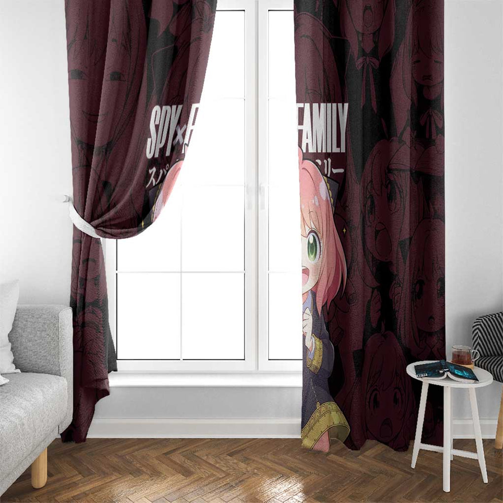 Anya - Spy x Family Window Curtain Anime Style